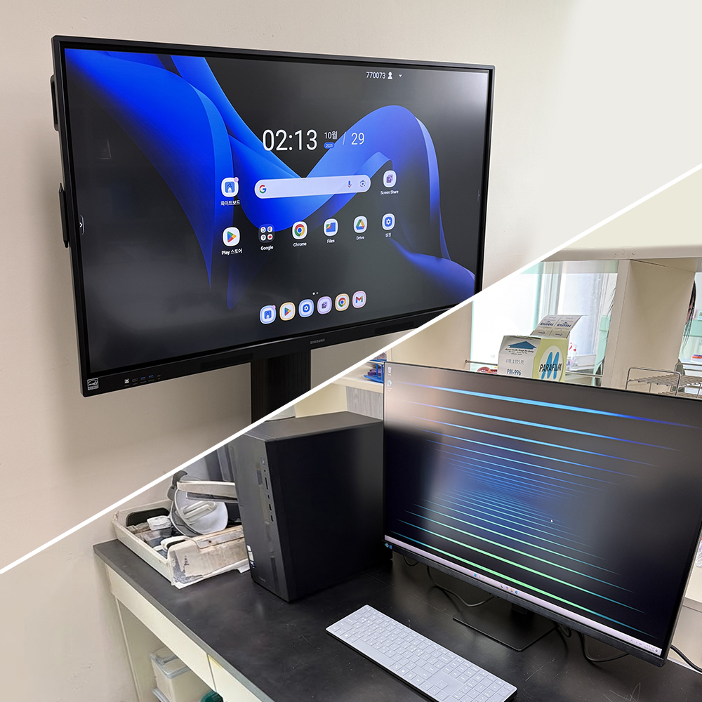 한양대학교
전자칠판 및 고사양 PC 납품